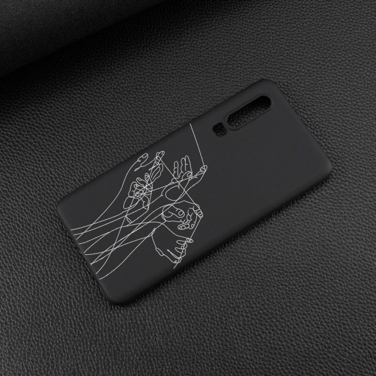 Five Hands Painted Pattern Soft TPU Case for Huawei P30