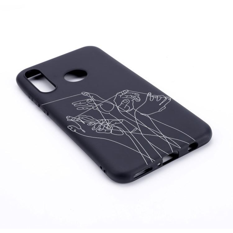 Five Hands Painted Pattern Soft TPU Case for Huawei P30 Lite
