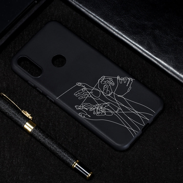 Five Hands Painted Pattern Soft TPU Case for Huawei Y6 (2019)