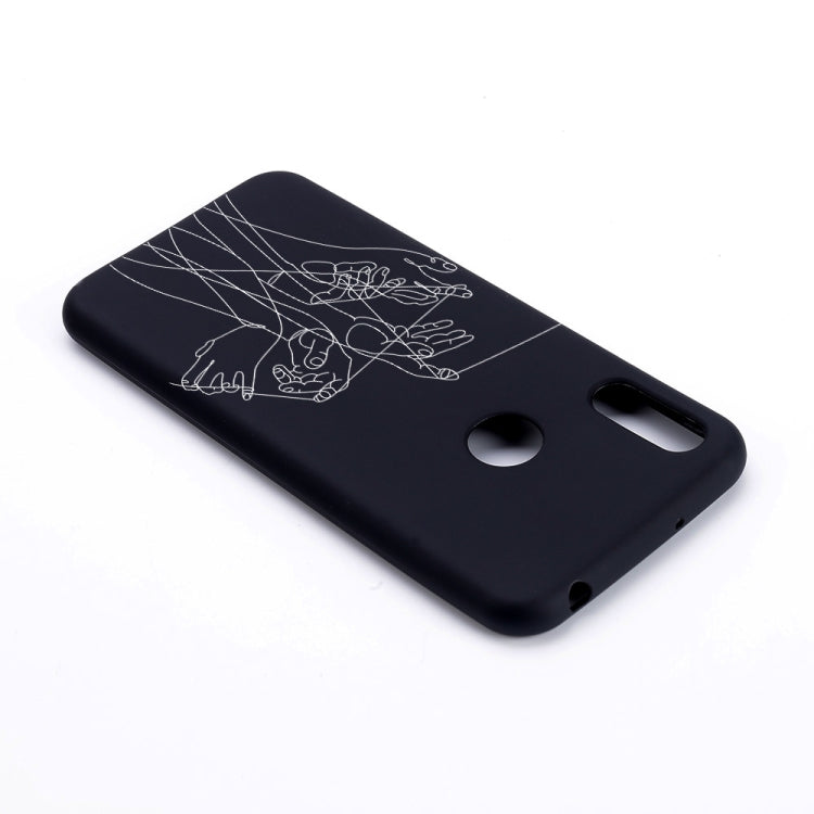 Five Hands Painted Pattern Soft TPU Case for Huawei Y6 (2019)
