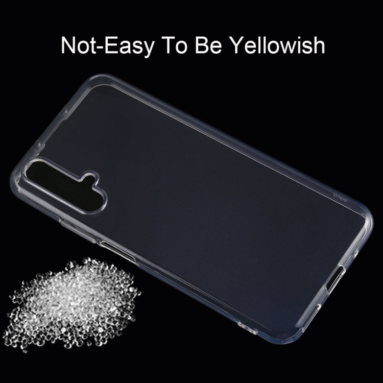 50 PCS 0.75mm Ultrathin Transparent TPU Soft Protective Case for Huawei Honor 20