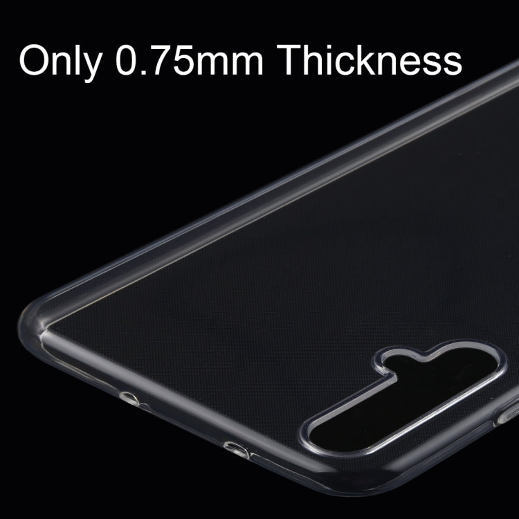 0.75mm Ultrathin Transparent TPU Soft Protective Case for Huawei Honor 20