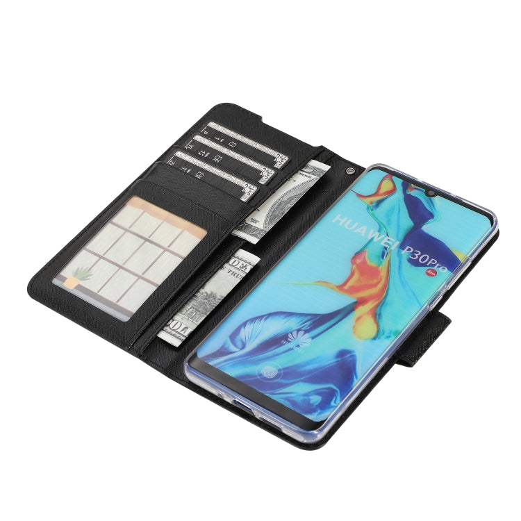Silk Texture Horizontal Flip Leather Case for Huawei P30 Pro, with Holder & Card Slots & Wallet & Photo Frame