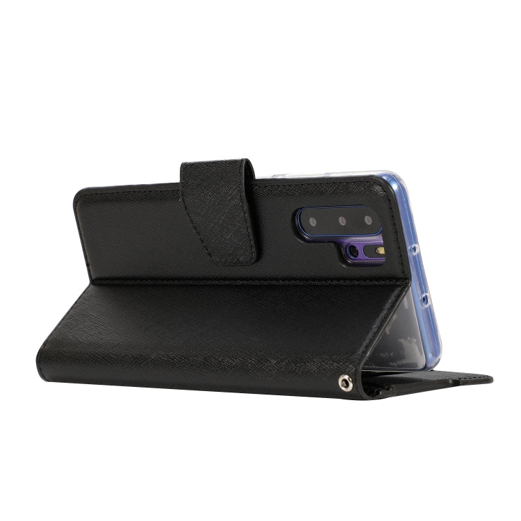 Silk Texture Horizontal Flip Leather Case for Huawei P30 Pro, with Holder & Card Slots & Wallet & Photo Frame
