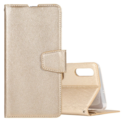 Silk Texture Horizontal Flip Leather Case for Huawei Y9 (2019), with Holder & Card Slots & Wallet & Photo Frame