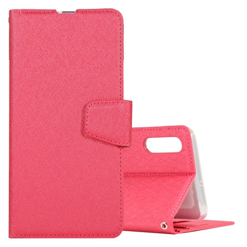 Silk Texture Horizontal Flip Leather Case for Huawei Y9 (2019), with Holder & Card Slots & Wallet & Photo Frame