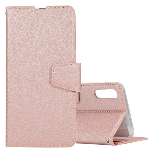 Silk Texture Horizontal Flip Leather Case for Huawei Y9 (2019), with Holder & Card Slots & Wallet & Photo Frame