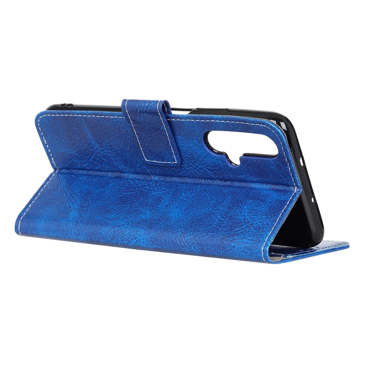 Retro Crazy Horse Texture Horizontal Flip Leather Case for Huawei Honor 20, with Holder & Card Slots & Photo Frame & Wallet