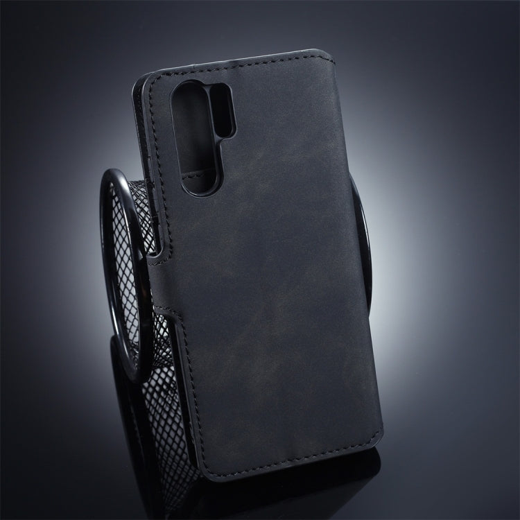 DG.MING Retro Oil Side Horizontal Flip Protective Case for Huawei P30 Pro, with Holder & Card Slots & Wallet