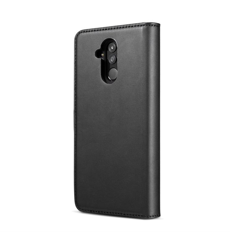 DG.MING Lambskin Detachable Horizontal Flip Magnetic Case for Huawei Mate 20 Lite / Maimang 7, with Holder & Card Slots & Wallet