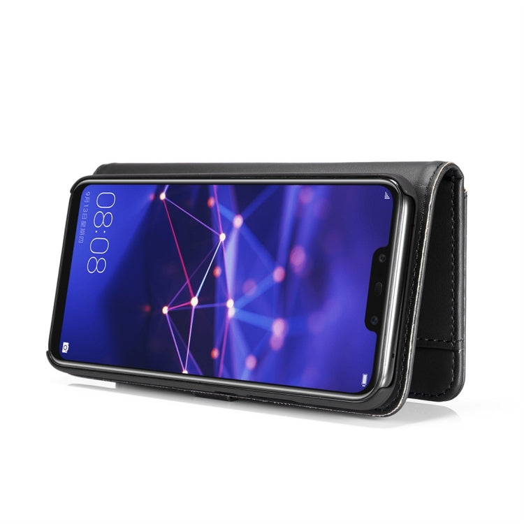 DG.MING Lambskin Detachable Horizontal Flip Magnetic Case for Huawei Mate 20 Lite / Maimang 7, with Holder & Card Slots & Wallet