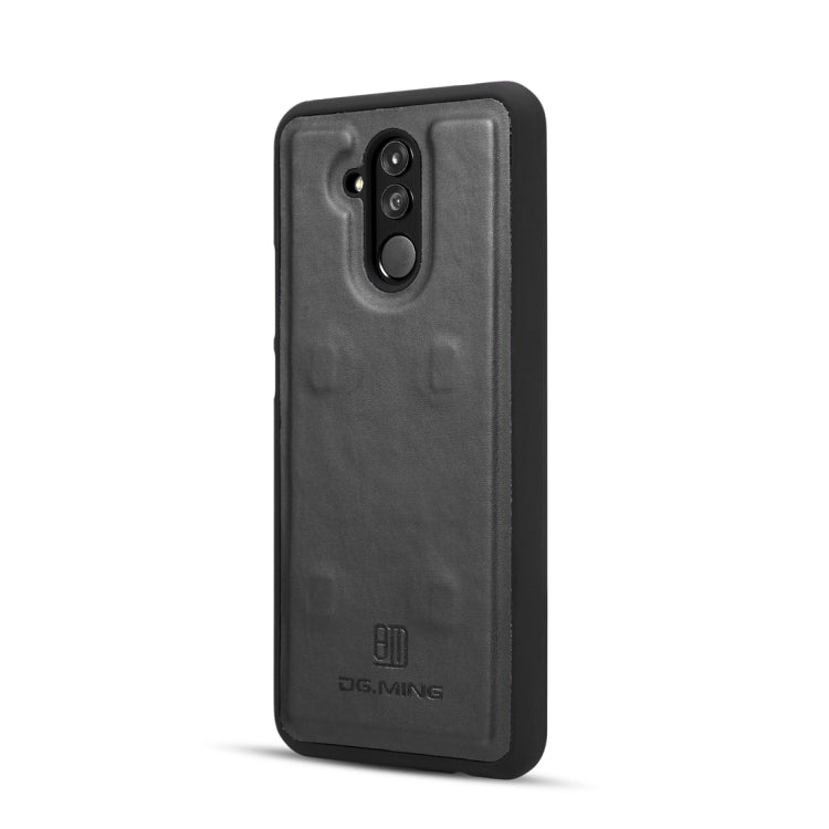 DG.MING Lambskin Detachable Horizontal Flip Magnetic Case for Huawei Mate 20 Lite / Maimang 7, with Holder & Card Slots & Wallet