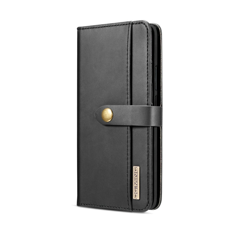 DG.MING Lambskin Detachable Horizontal Flip Magnetic Case for Huawei Mate 20 Pro, with Holder & Card Slots & Wallet