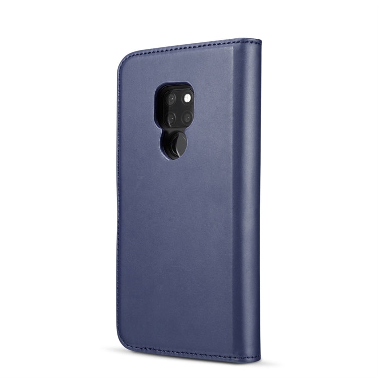 DG.MING Lambskin Detachable Horizontal Flip Magnetic Case for Huawei Mate 20, with Holder & Card Slots & Wallet