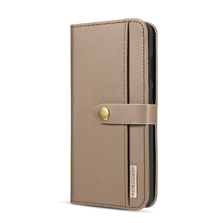DG.MING Lambskin Detachable Horizontal Flip Magnetic Case for Huawei Mate 20, with Holder & Card Slots & Wallet