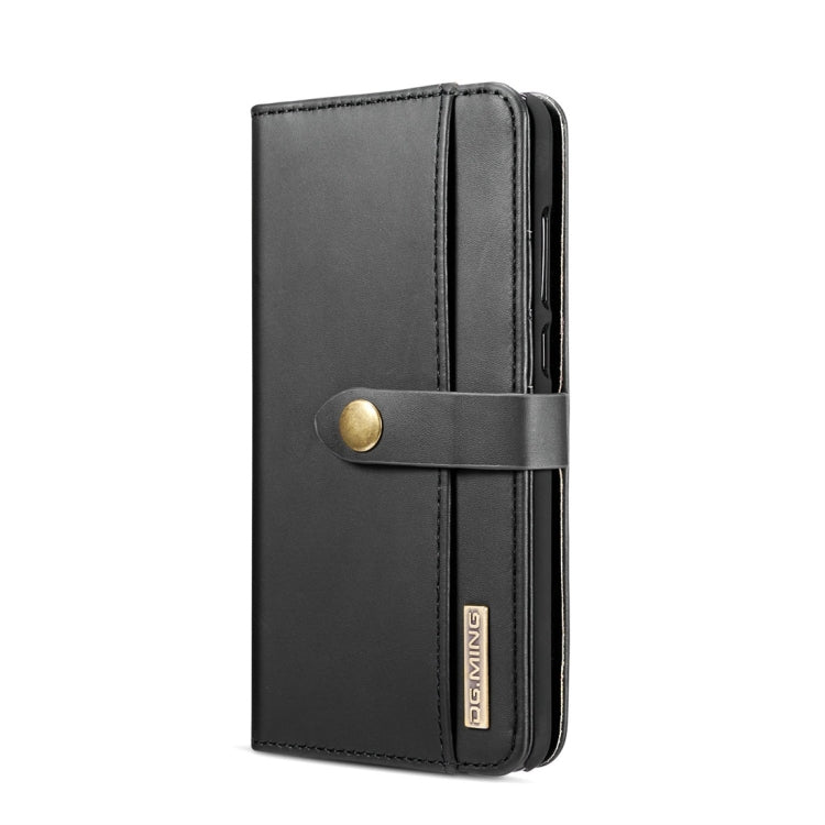DG.MING Lambskin Detachable Horizontal Flip Magnetic Case for Huawei P20 Pro, with Holder & Card Slots & Wallet