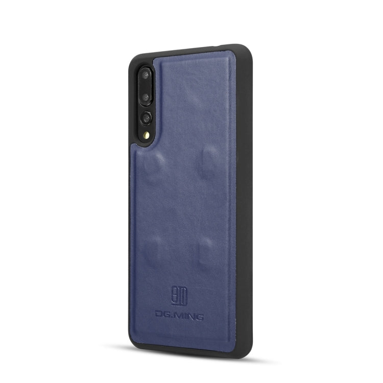 DG.MING Lambskin Detachable Horizontal Flip Magnetic Case for Huawei P20 Pro, with Holder & Card Slots & Wallet