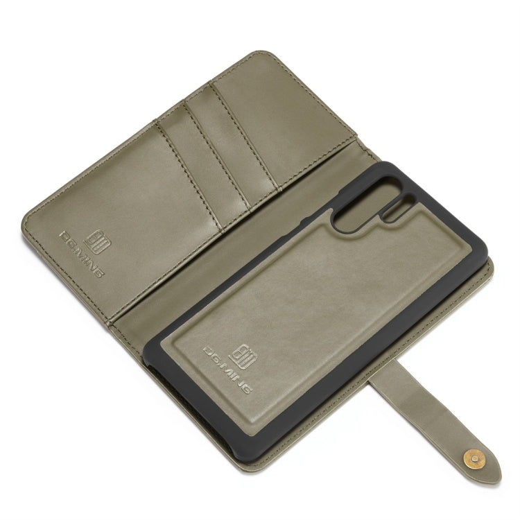 DG.MING Lambskin Detachable Horizontal Flip Magnetic Case for Huawei P30 Pro, with Holder & Card Slots & Wallet