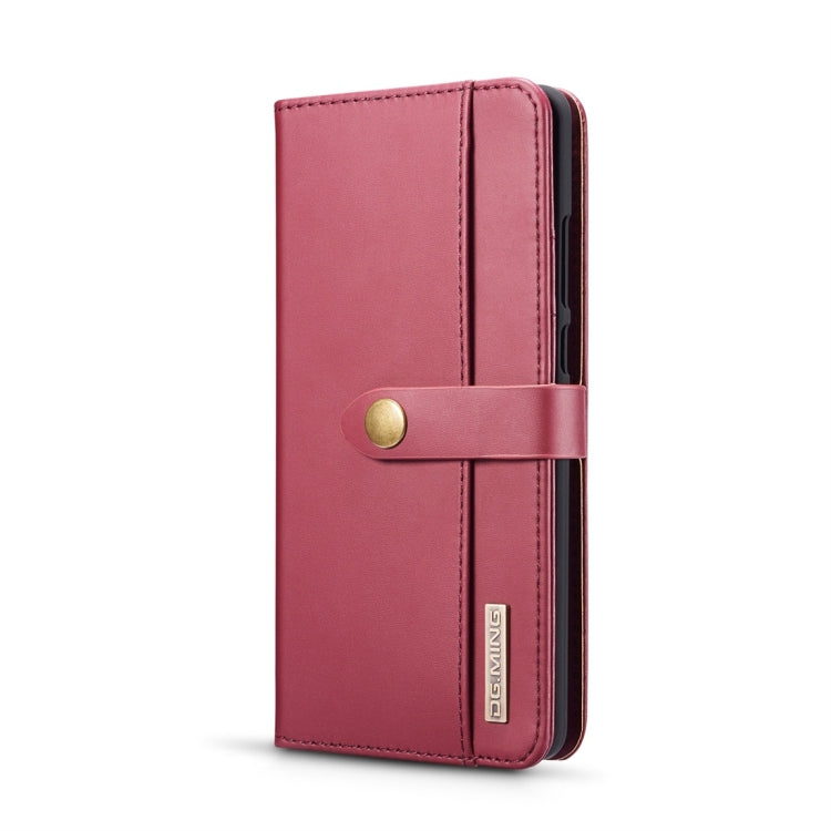 DG.MING Lambskin Detachable Horizontal Flip Magnetic Case for Huawei P30 Pro, with Holder & Card Slots & Wallet