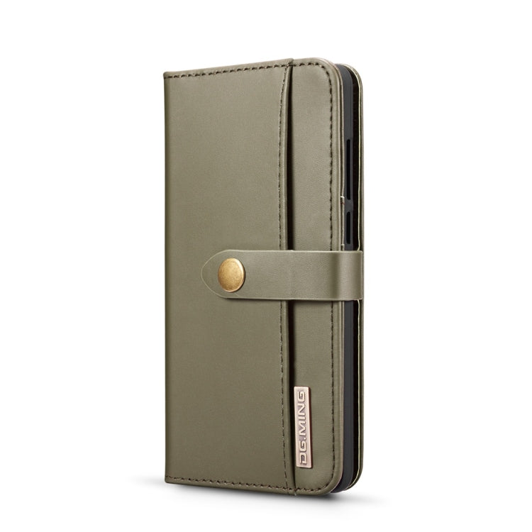 DG.MING Lambskin Detachable Horizontal Flip Magnetic Case for Huawei P30, with Holder & Card Slots & Wallet