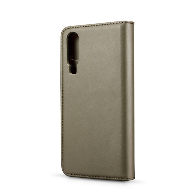 DG.MING Lambskin Detachable Horizontal Flip Magnetic Case for Huawei P30, with Holder & Card Slots & Wallet