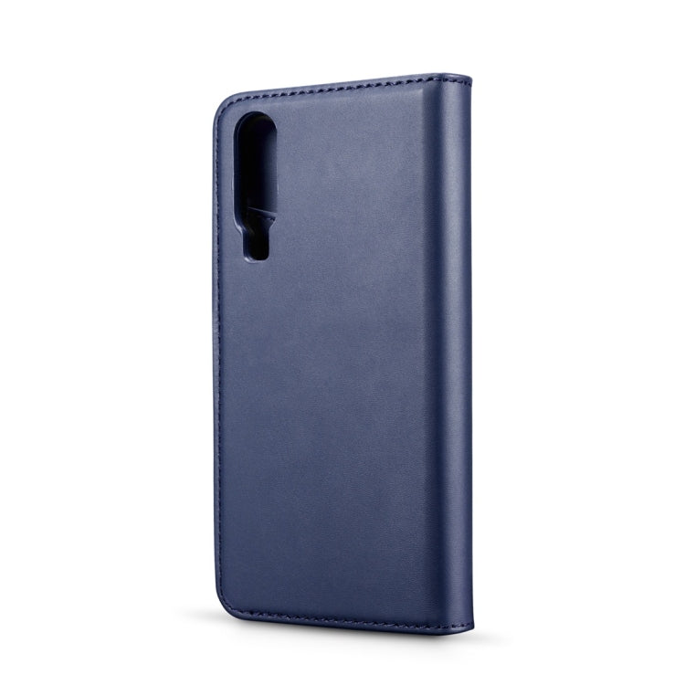DG.MING Lambskin Detachable Horizontal Flip Magnetic Case for Huawei P30, with Holder & Card Slots & Wallet