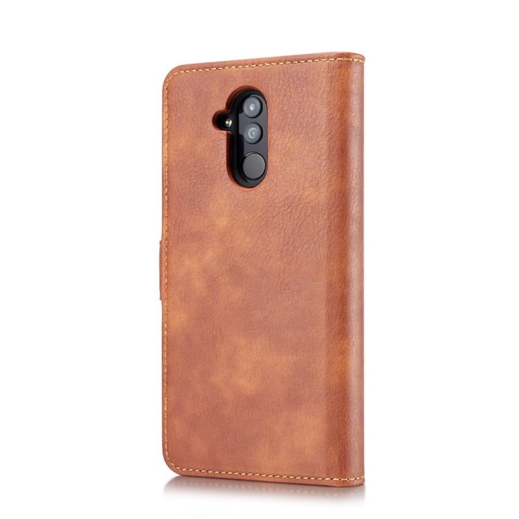 DG.MING Crazy Horse Texture Flip Detachable Magnetic Leather Case for Huawei Mate 20 Lite / Maimang 7, with Holder & Card Slots & Wallet