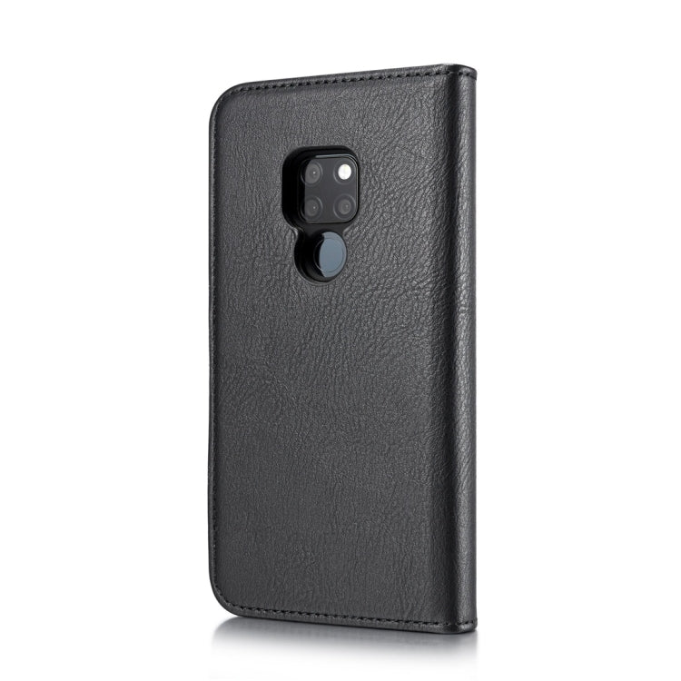DG.MING Crazy Horse Texture Flip Detachable Magnetic Leather Case for Huawei Mate 20, with Holder & Card Slots & Wallet