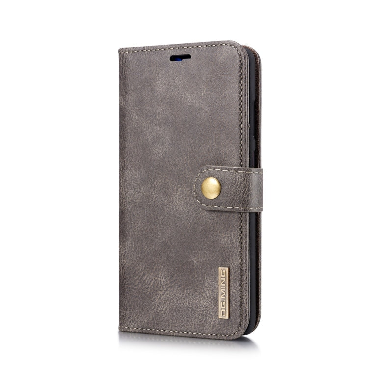 DG.MING Crazy Horse Texture Flip Detachable Magnetic Leather Case for Huawei Mate 20, with Holder & Card Slots & Wallet
