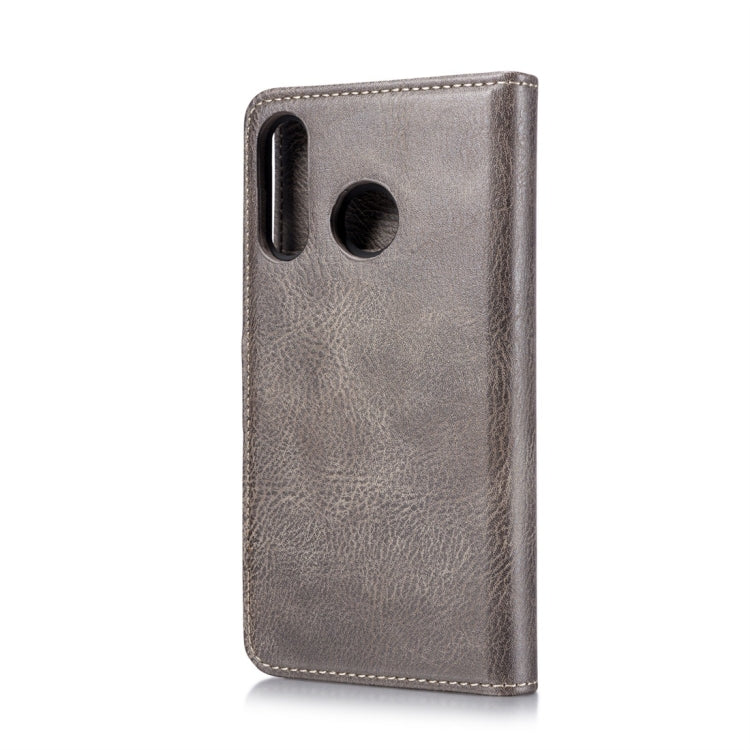 DG.MING Crazy Horse Texture Flip Detachable Magnetic Leather Case for Huawei P30 Lite, with Holder & Card Slots & Wallet