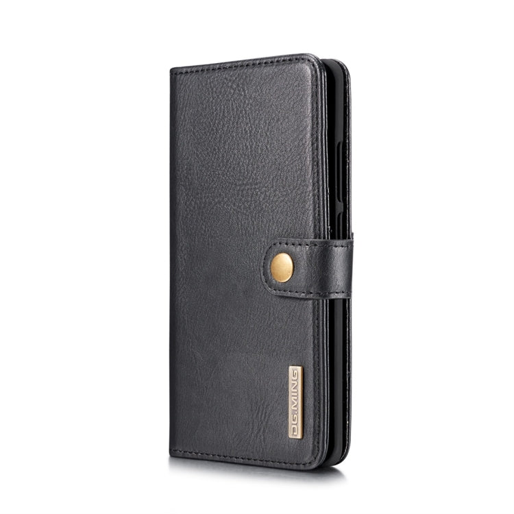 DG.MING Crazy Horse Texture Flip Detachable Magnetic Leather Case for Huawei P30 Pro, with Holder & Card Slots & Wallet