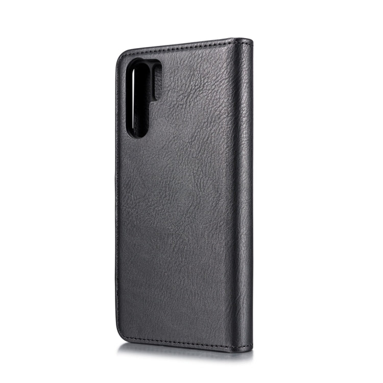 DG.MING Crazy Horse Texture Flip Detachable Magnetic Leather Case for Huawei P30 Pro, with Holder & Card Slots & Wallet