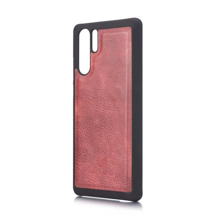 DG.MING Crazy Horse Texture Flip Detachable Magnetic Leather Case for Huawei P30 Pro, with Holder & Card Slots & Wallet
