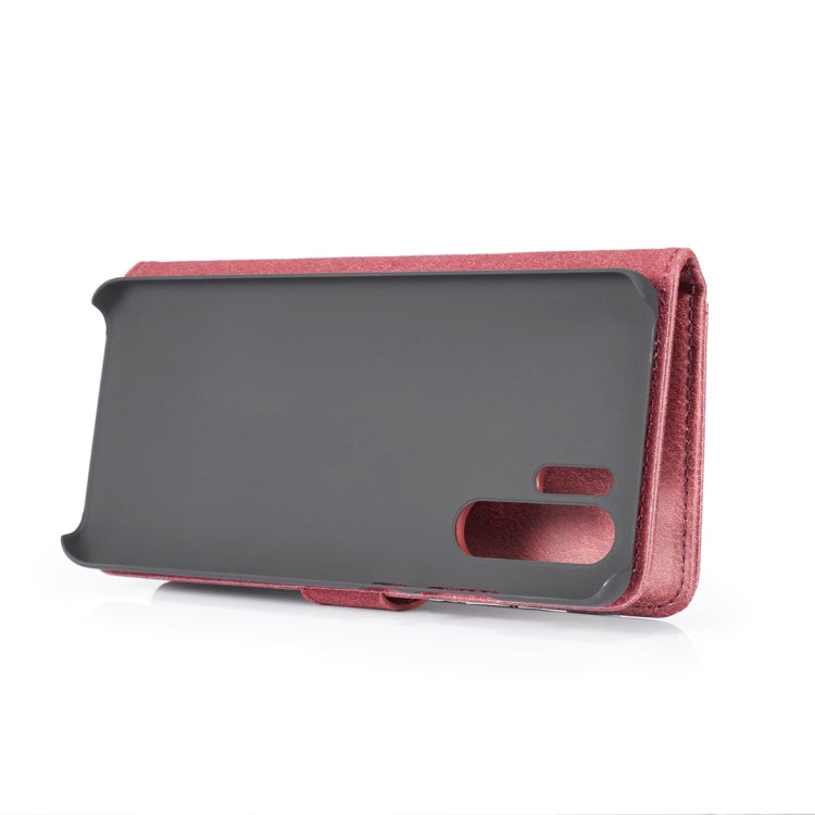 DG.MING Crazy Horse Texture Flip Detachable Magnetic Leather Case for Huawei P30 Pro, with Holder & Card Slots & Wallet