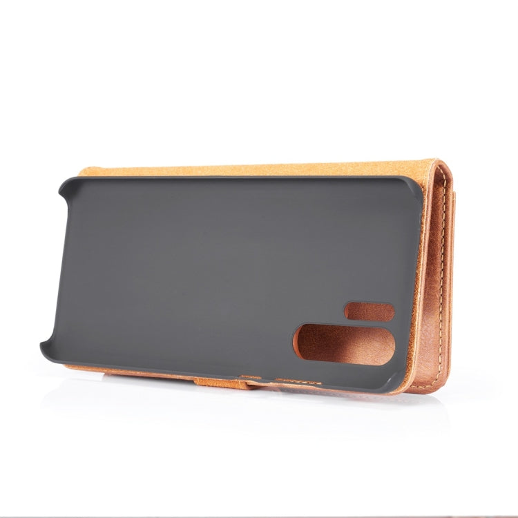 DG.MING Crazy Horse Texture Flip Detachable Magnetic Leather Case for Huawei P30 Pro, with Holder & Card Slots & Wallet