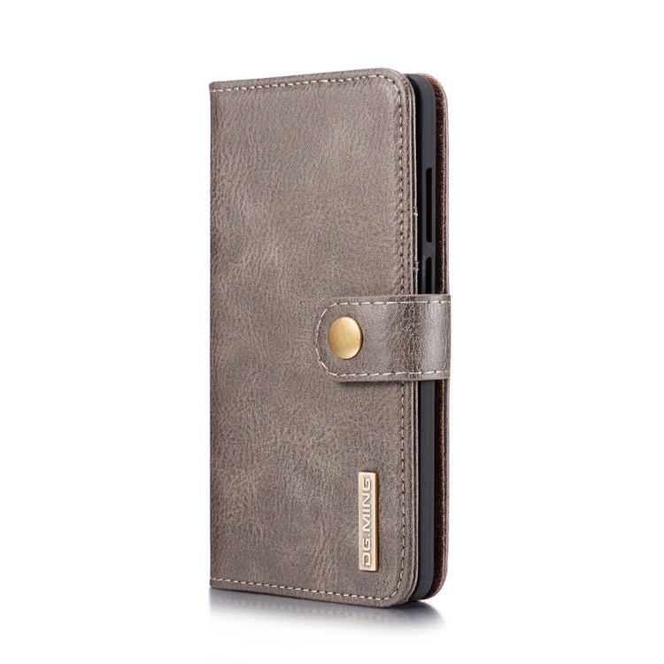 DG.MING Crazy Horse Texture Flip Detachable Magnetic Leather Case for Huawei P30, with Holder & Card Slots & Wallet