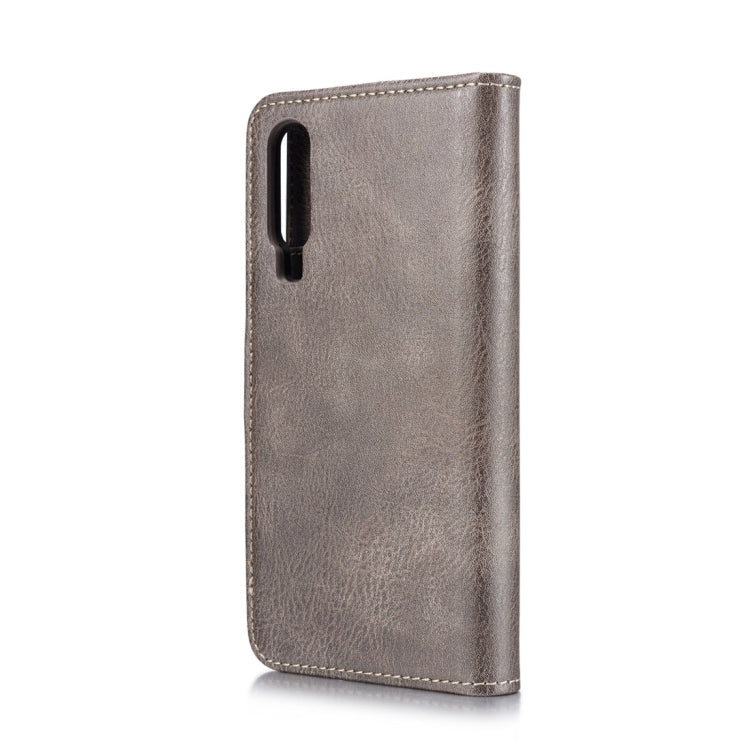 DG.MING Crazy Horse Texture Flip Detachable Magnetic Leather Case for Huawei P30, with Holder & Card Slots & Wallet