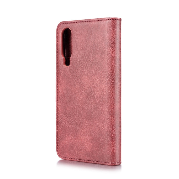 DG.MING Crazy Horse Texture Flip Detachable Magnetic Leather Case for Huawei P30, with Holder & Card Slots & Wallet