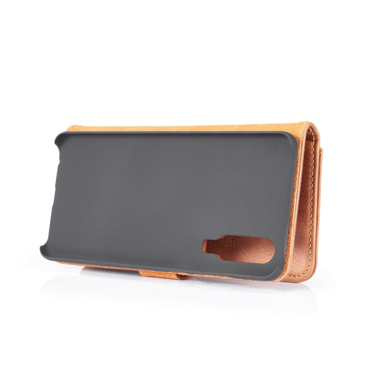 DG.MING Crazy Horse Texture Flip Detachable Magnetic Leather Case for Huawei P30, with Holder & Card Slots & Wallet