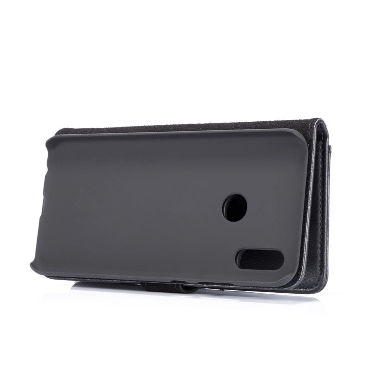 DG.MING Crazy Horse Texture Flip Detachable Magnetic Leather Case for Huawei P Smart (2019) / Honor 10 Lite / Nova Lite 3, with Holder & Card Slots & Wallet