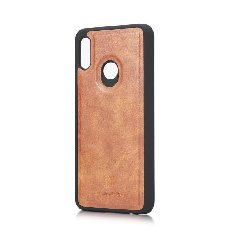 DG.MING Crazy Horse Texture Flip Detachable Magnetic Leather Case for Huawei P Smart (2019) / Honor 10 Lite / Nova Lite 3, with Holder & Card Slots & Wallet