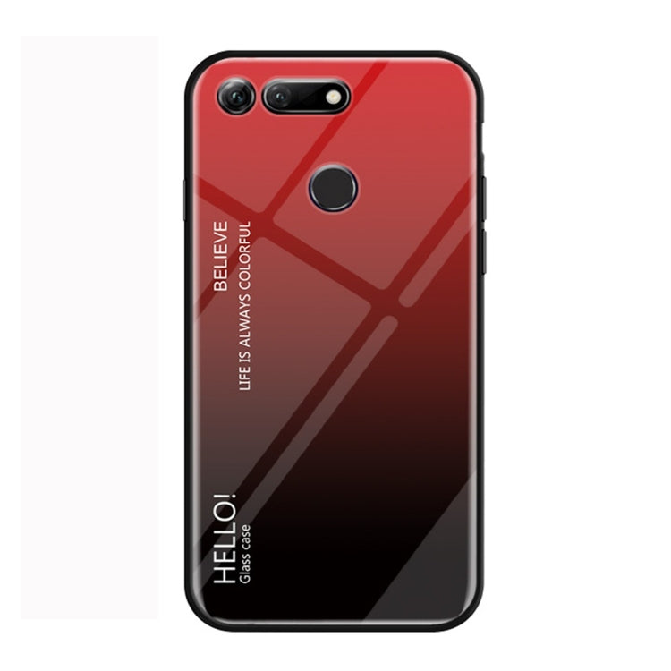 Gradient Color Glass Protective Case for Huawei Honor View 20