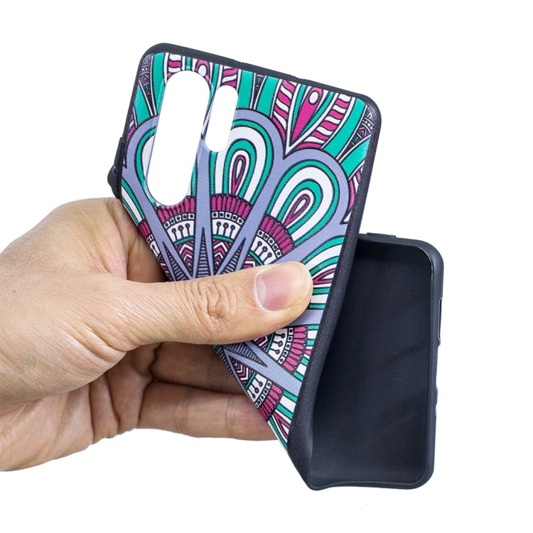 Stramonium Pattern Stereo Relief Soft TPU Protective Case for Huawei P30 Pro