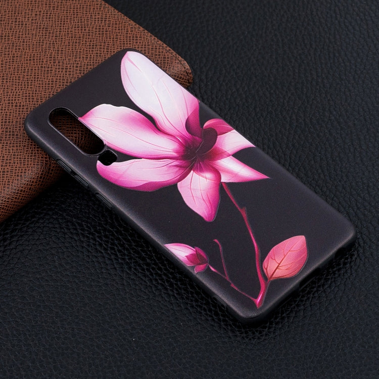 Lotus Pattern Stereo Relief Soft TPU Protective Case for Huawei P30