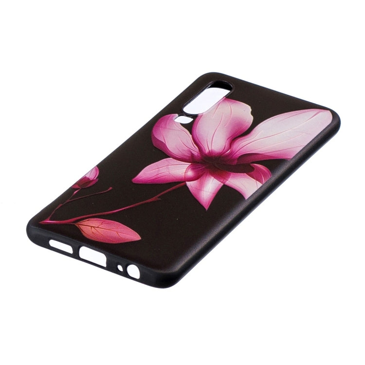 Lotus Pattern Stereo Relief Soft TPU Protective Case for Huawei P30