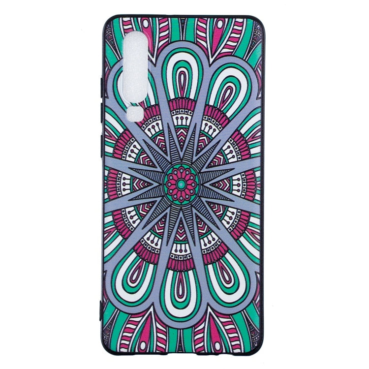 Stramonium Pattern Stereo Relief Soft TPU Protective Case for Huawei P30