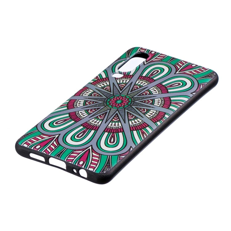 Stramonium Pattern Stereo Relief Soft TPU Protective Case for Huawei P30