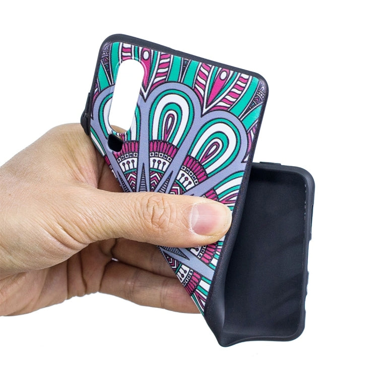 Stramonium Pattern Stereo Relief Soft TPU Protective Case for Huawei P30