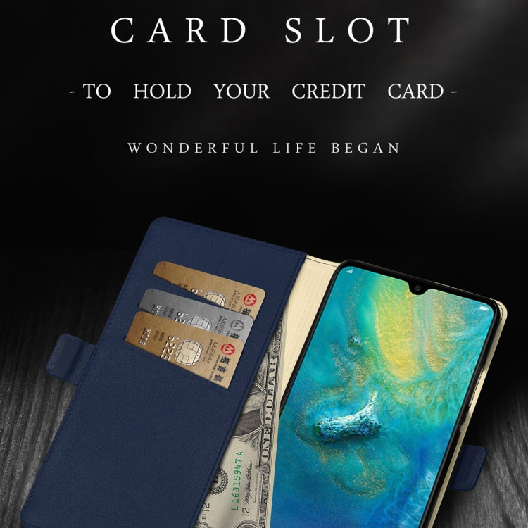 DZGOGO MILO Series PC + PU Horizontal Flip Leather Case for Huawei P Smart (2019) / Honor 10 Lite / Nova Lite 3, with Holder & Card Slot & Wallet