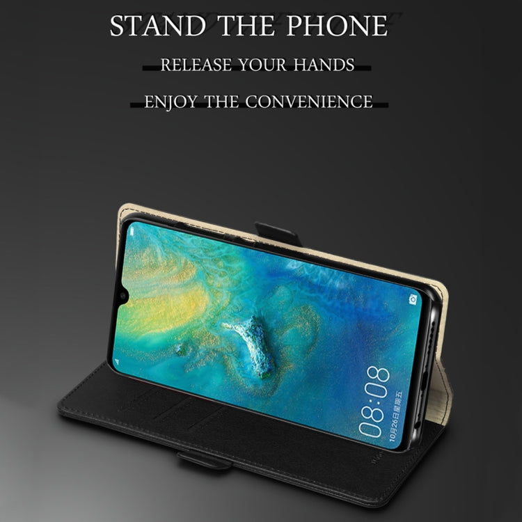 DZGOGO MILO Series PC + PU Horizontal Flip Leather Case for Huawei P Smart (2019) / Honor 10 Lite / Nova Lite 3, with Holder & Card Slot & Wallet